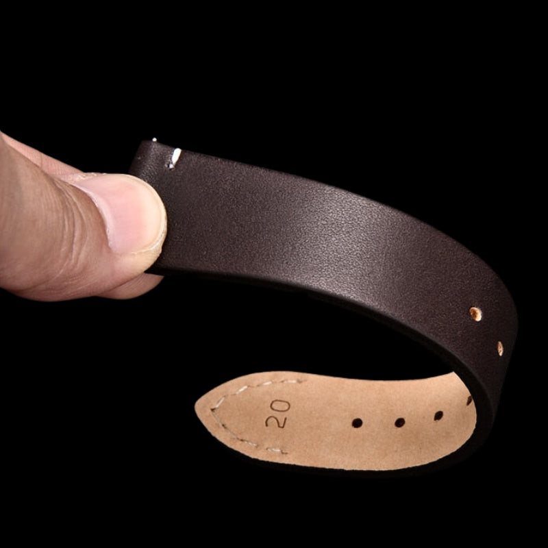 Quick Release Classic Leather Strap